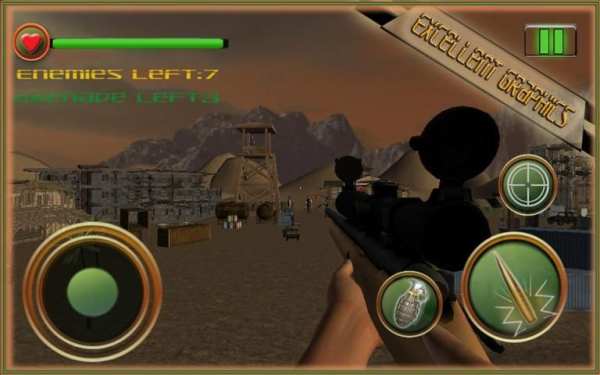 Operasi Desert Sniper 3D screenshot 3