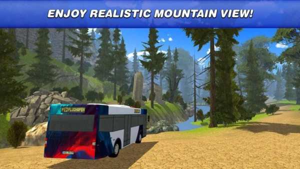 Offroad Hill Bus Driver 3D 1 تصوير الشاشة