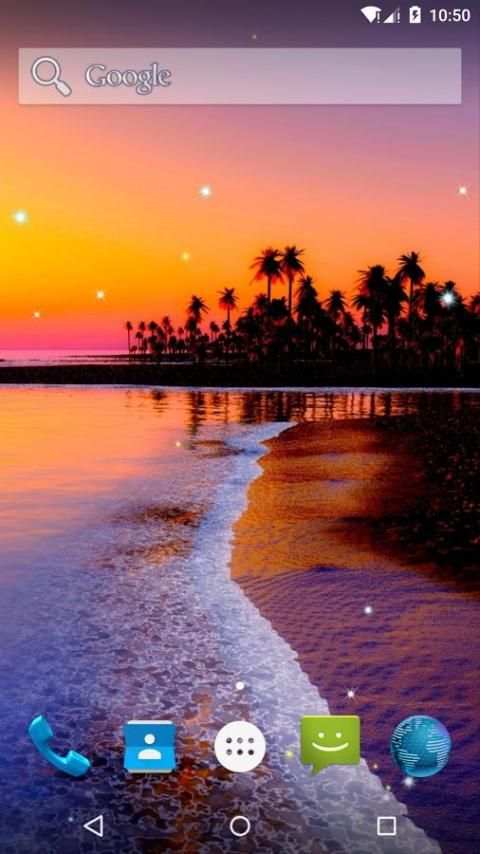 Sunset Beach Live Wallpaper स्क्रीनशॉट 6