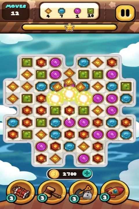 Jewel King Mania - Gem Crush screenshot 1