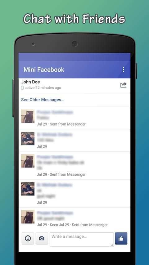 Lite Facebook screenshot 3