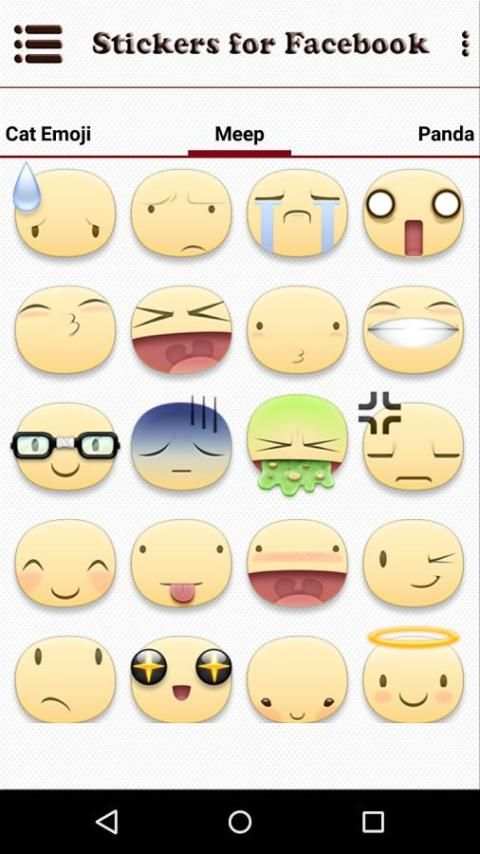 Stickers for Facebook screenshot 1