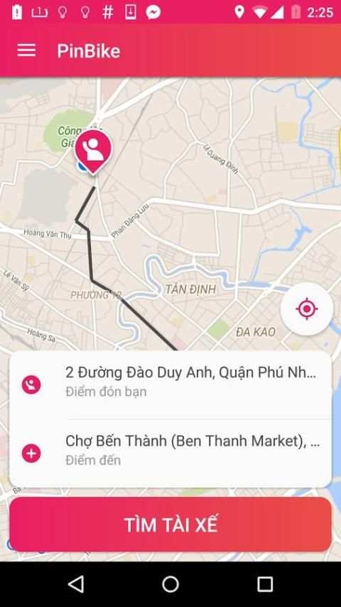 PinBike: motorbike ride share screenshot 3