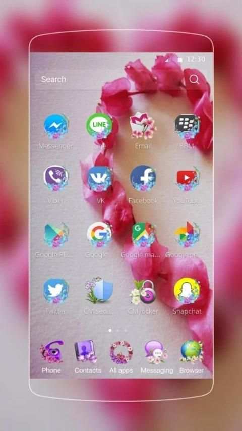 Rose Petal Theme screenshot 3