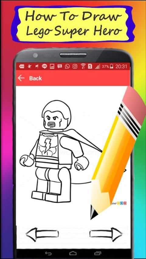 How to Draw Lego Super Hero screenshot 4