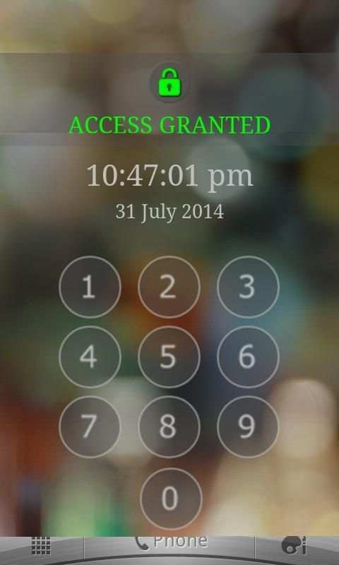 Keypad Screen Lock स्क्रीनशॉट 3