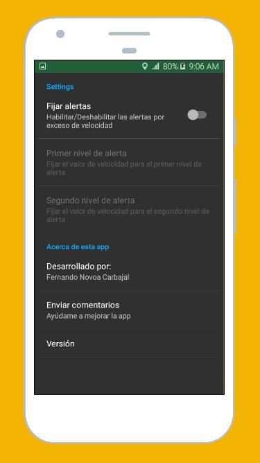 Control de velocidad screenshot 4