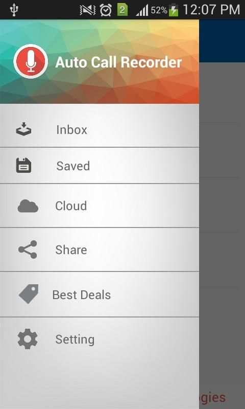 Auto Call Recorder स्क्रीनशॉट 8