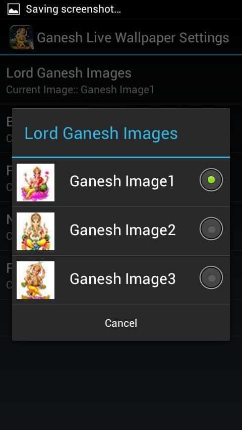 Ganesh Live Wallpaper स्क्रीनशॉट 4