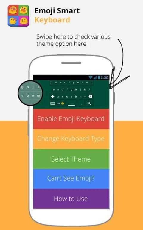Emoji Smart Keyboard 1 تصوير الشاشة