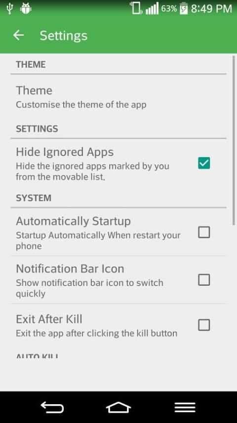 Material Task Killer स्क्रीनशॉट 4