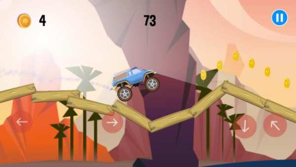 Monster Truck Hill Racing Game screenshot 3