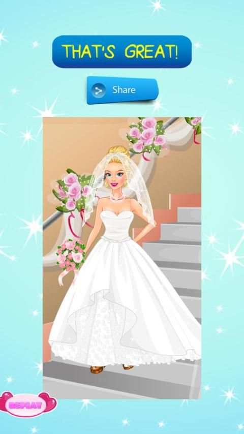 Cinderella Wedding Dress Up скриншот 1