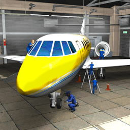 Real Plane Mechanic Garage Sim icon