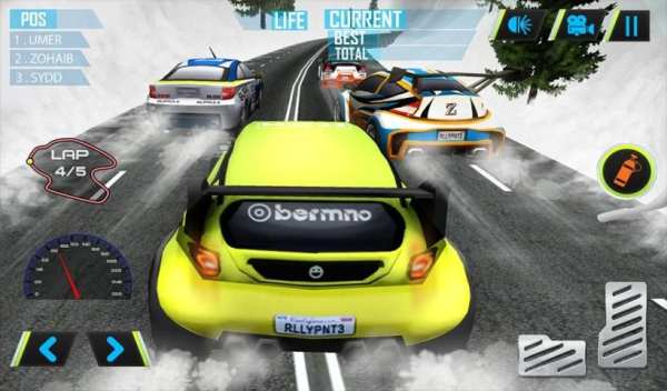 Winter Snow Car Rally Racing 2 screenshot 7