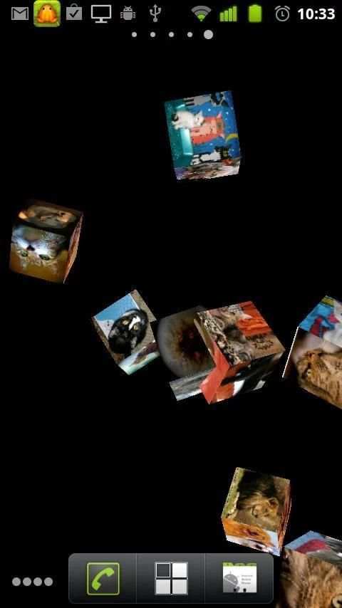 Flying Photos Wallpaper Lite screenshot 3