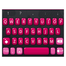 ikon Emoji Keyboard+ Red Love Theme