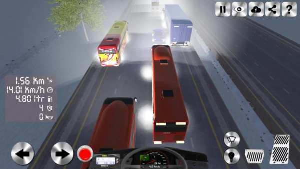 Telolet Bus 3D Trafik Racing скриншот 12