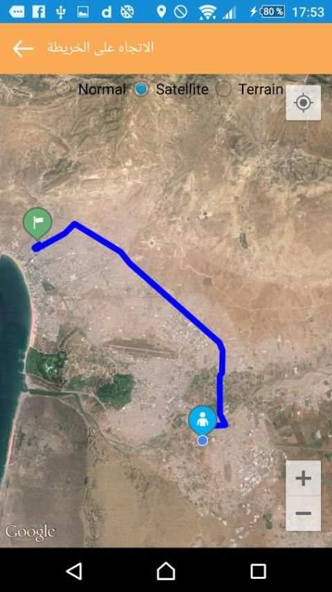 تحديد مكاني و أماكن حولي ب GPS screenshot 2