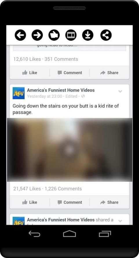 Downloader Video For Facebook 3 تصوير الشاشة