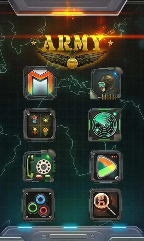 Army GO Launcher screenshot 1
