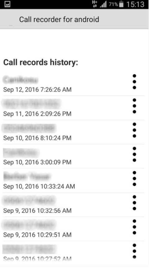 Fast Call Recorder 5 تصوير الشاشة