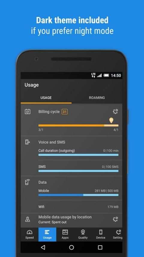 Traffic Monitor+ & 3G/4G Speed скриншот 8