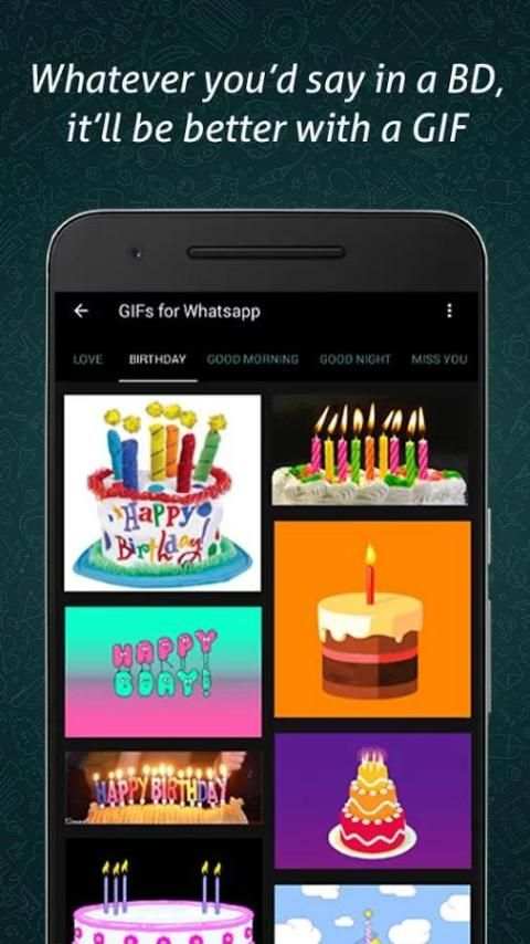 GIFs for Whatsapp 2017 स्क्रीनशॉट 4