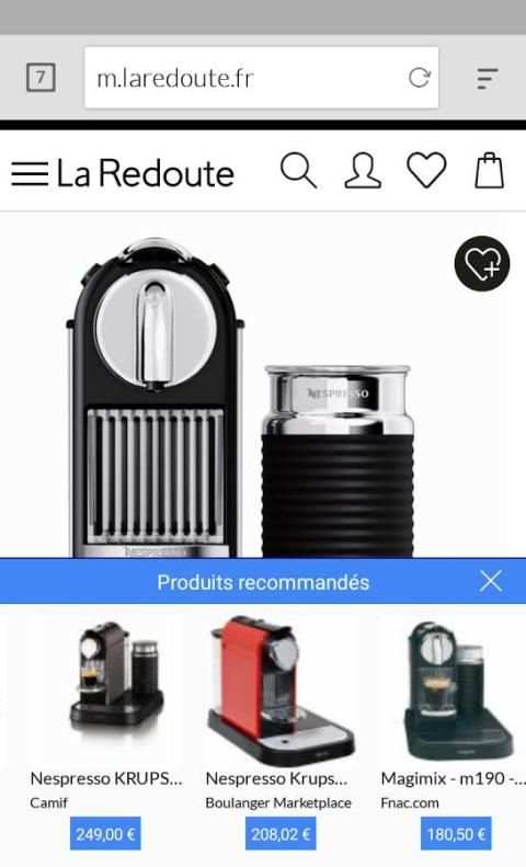 Navigateur Shopping Findizer screenshot 3