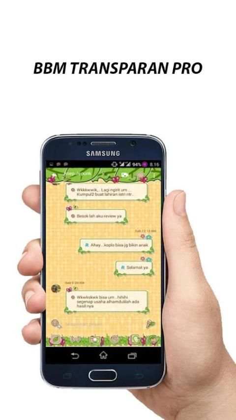 Transparent BBM+ screenshot 1