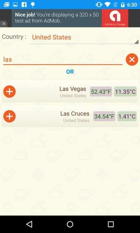 Weather Forecast app स्क्रीनशॉट 1