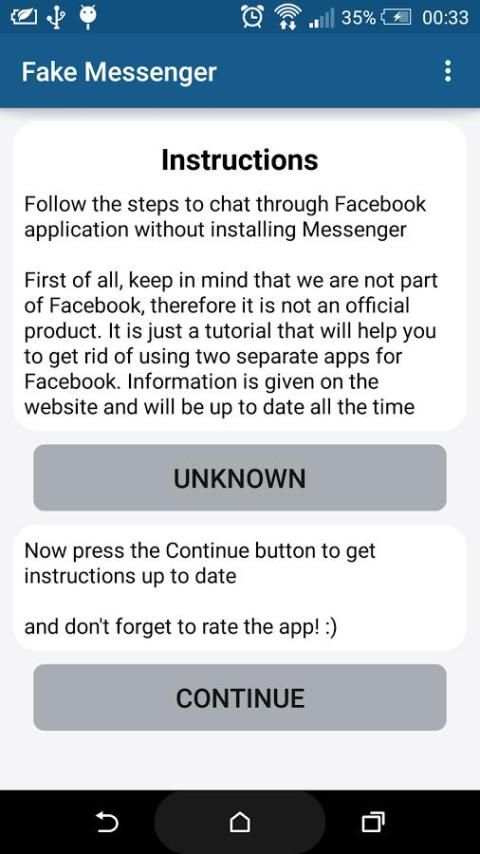 Fake for Facebook Messenger screenshot 2