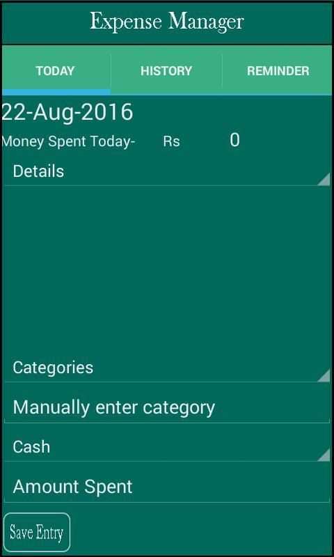 Expense Manager 6 تصوير الشاشة