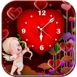 Love Clock Valentine theme आइकन