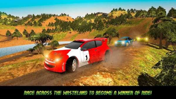 Dirt Car Rally Racing 3D скриншот 2