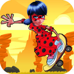 ladybug skater adventure أيقونة