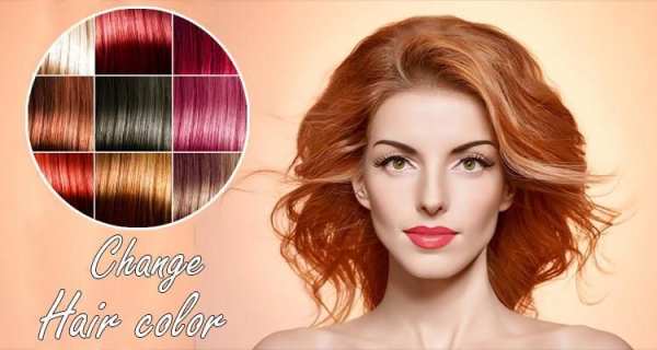 Beautiful Change Hair Color स्क्रीनशॉट 1