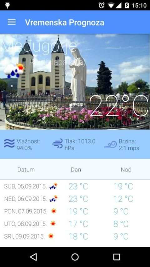 Vrijeme screenshot 2