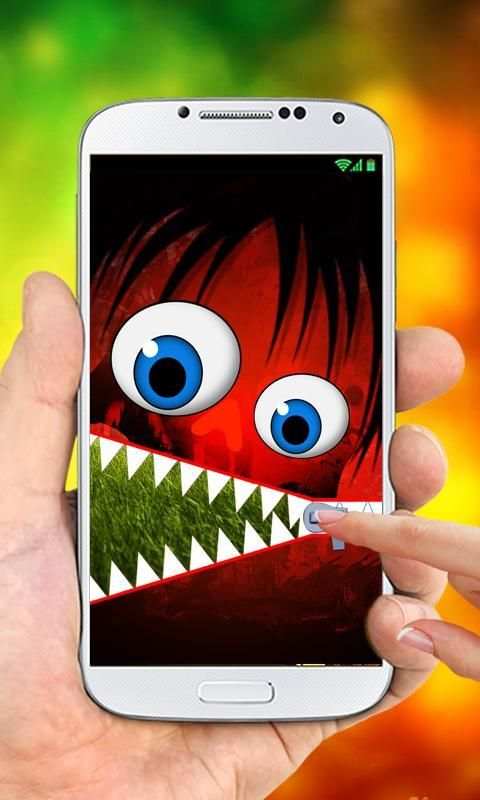 Monster Zipper Lock Screen screenshot 1