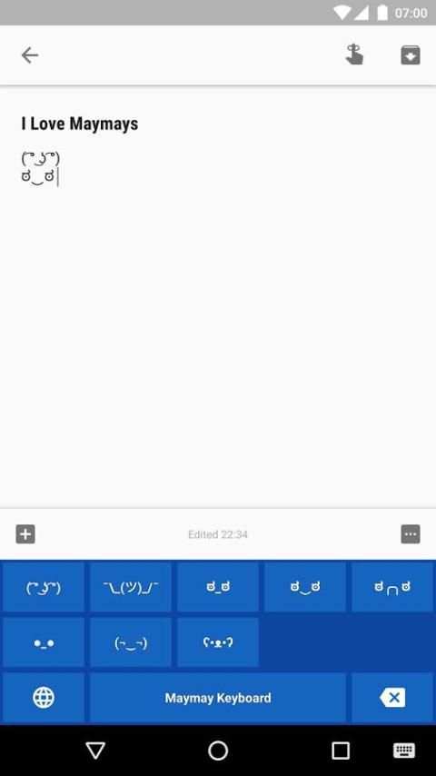 Maymay Keyboard screenshot 1