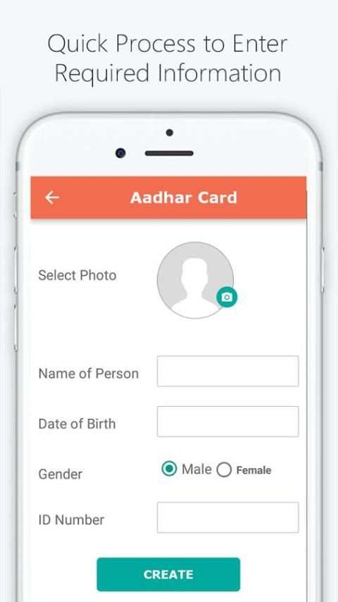 Fake Aadhar Card for India screenshot 4
