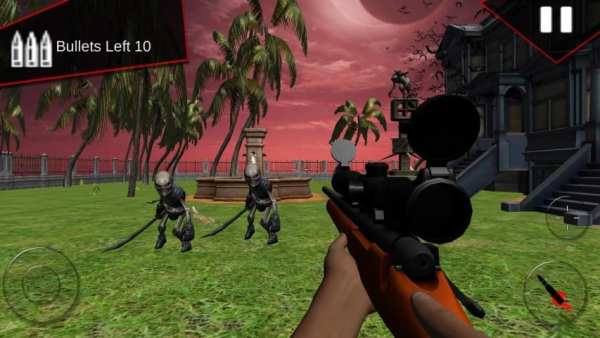 Pertahanan Zombie Hunter 3D screenshot 3