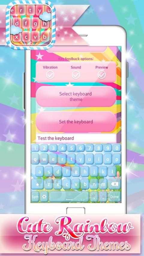 Lucu pelangi tema screenshot 2