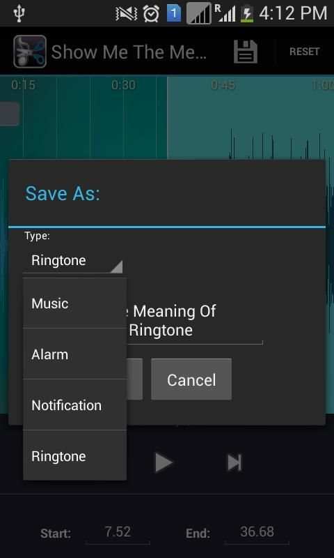 Ringtone Cutter screenshot 3