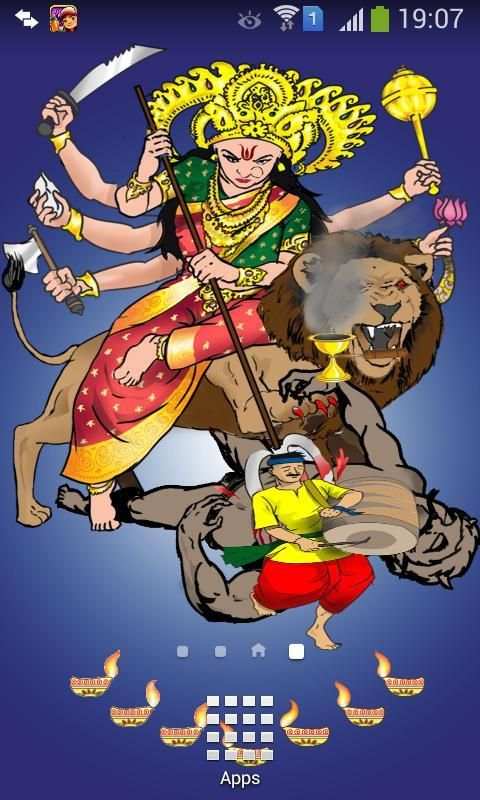 Maa Durga Live Wallpaper screenshot 2