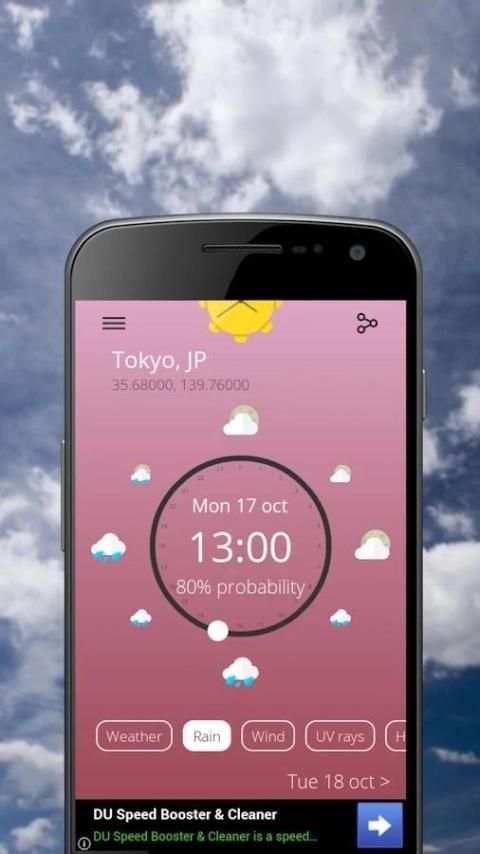 SunClock - Weather Clock 3 تصوير الشاشة
