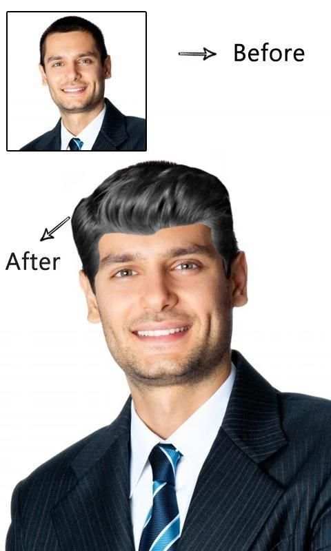 Man Hair Changer 1 تصوير الشاشة