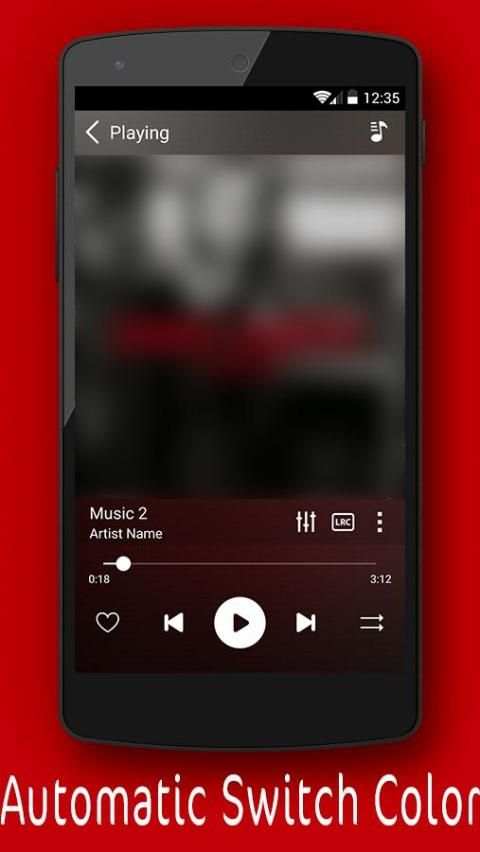 BlackPlayer Music Player screenshot 2