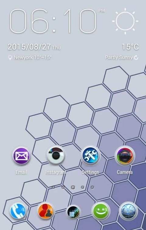 Pure Go Launcher Theme Tapjoy screenshot 3