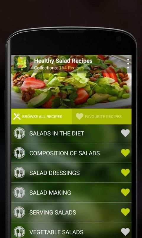 Healthy Salad Recipes 4 تصوير الشاشة